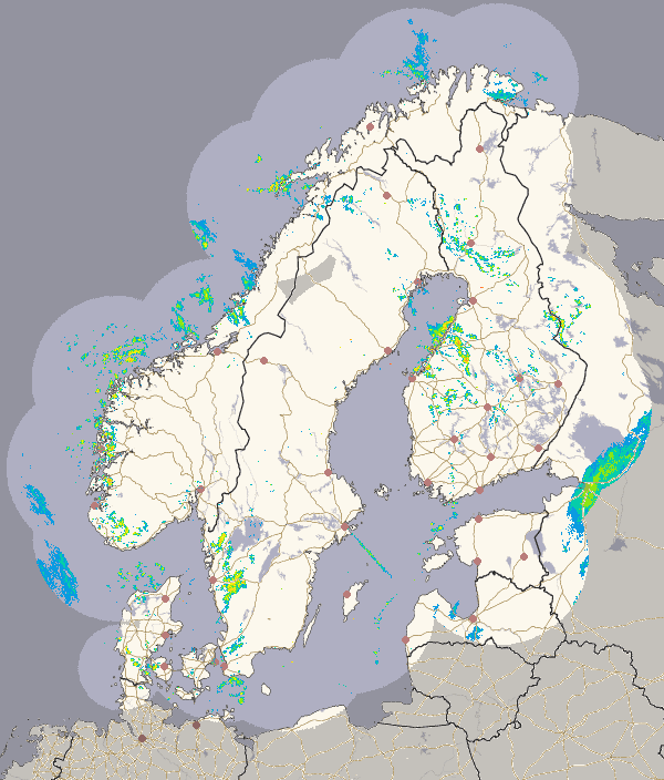 Precipitation Nordic countries image 1/18
