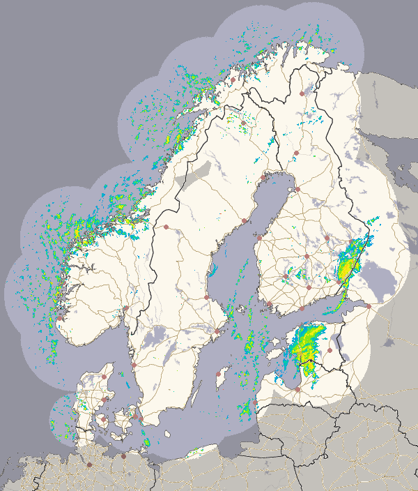 Precipitation Nordic countries image 1/18