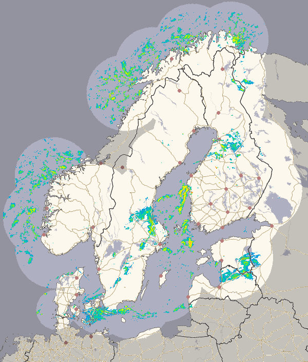 Precipitation Nordic countries image 1/18