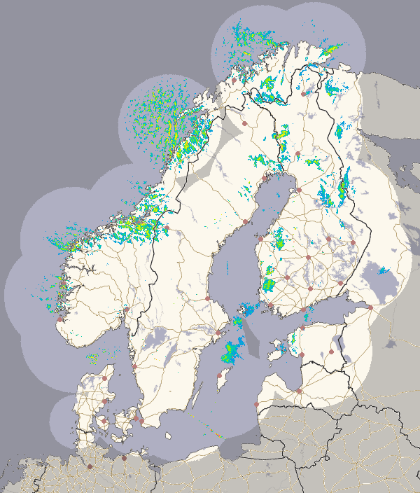 Precipitation Nordic countries image 1/18
