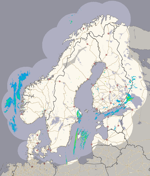 Precipitation Nordic countries image 1/18