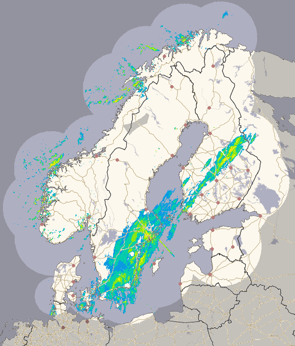 Precipitation Nordic countries image 1/18