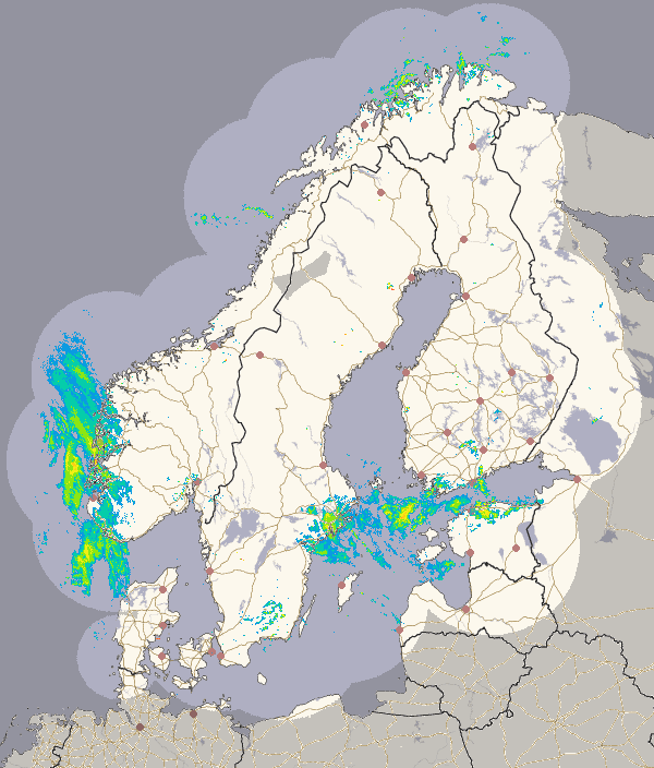 Precipitation Nordic countries image 1/18