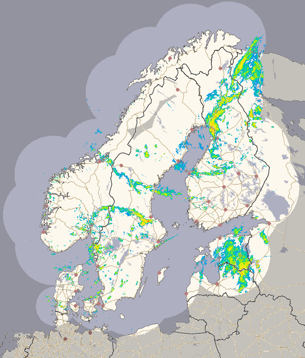 Precipitation Nordic countries image 1/18