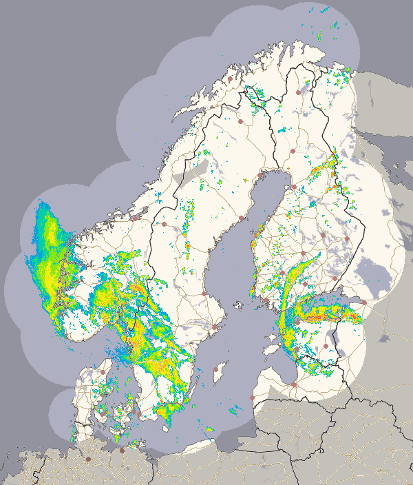 Precipitation Nordic countries image 1/18