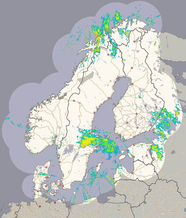 Precipitation Nordic countries image 1/18