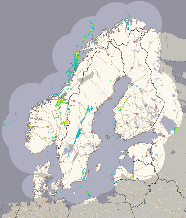 Precipitation Nordic countries image 1/18