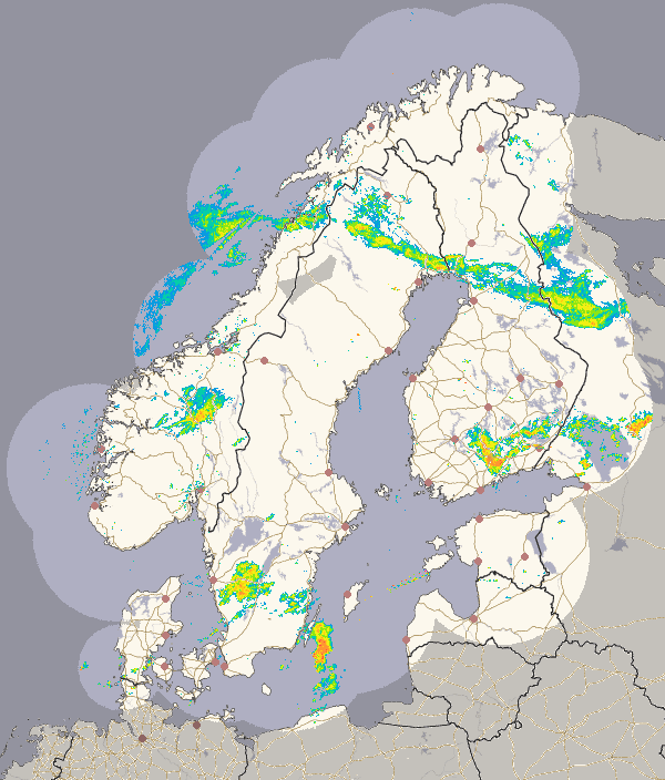 Precipitation Nordic countries image 1/18