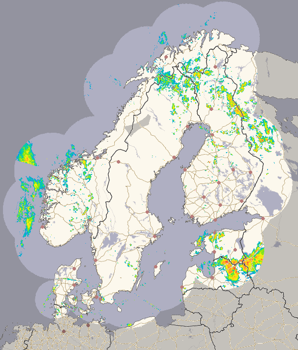 Precipitation Nordic countries image 1/18
