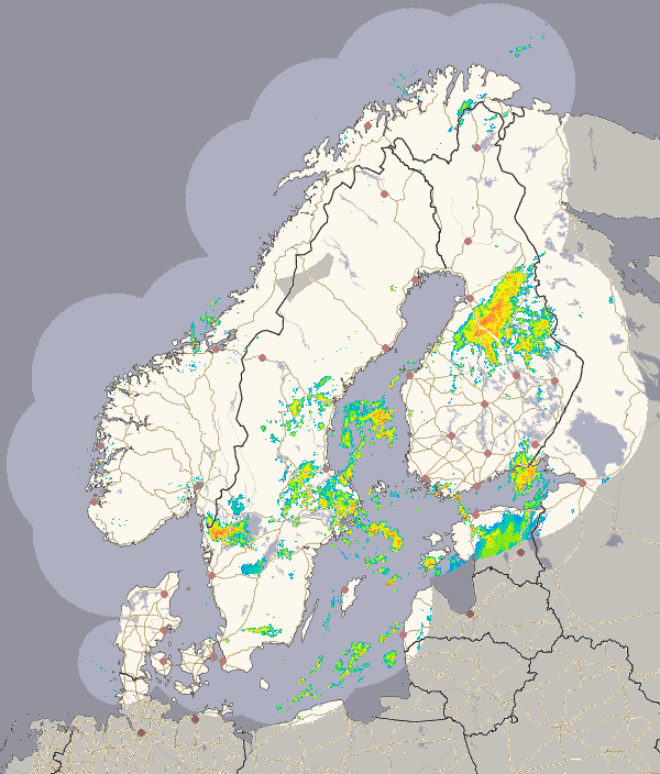 Precipitation Nordic countries image 1/18