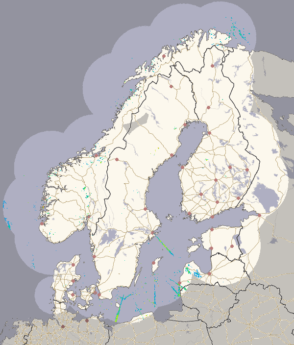 Precipitation Nordic countries image 1/18
