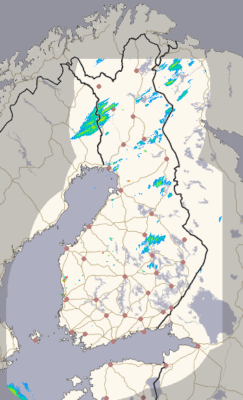 Suomi 1 h + ennuste kuva 1/26