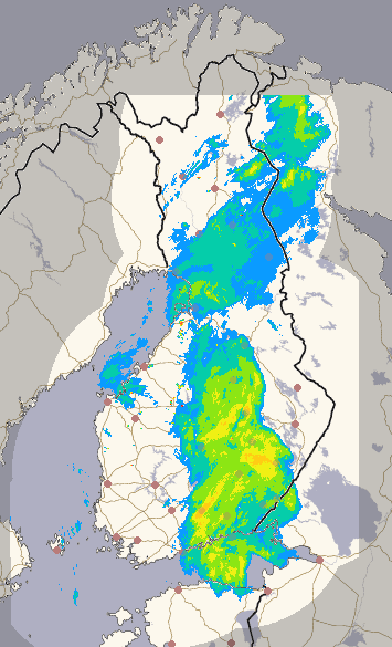 Suomi 1 h + ennuste kuva 1/26