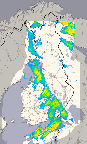 Suomi 1 h + ennuste kuva 1/26
