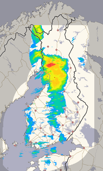 Suomi 1 h + ennuste kuva 1/26