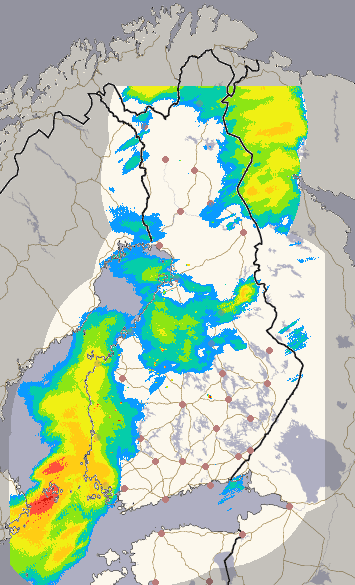 Suomi 1 h + ennuste kuva 1/26