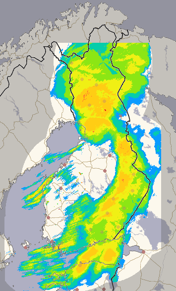 Suomi 1 h + ennuste kuva 1/26