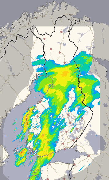 Suomi 1 h + ennuste kuva 1/26