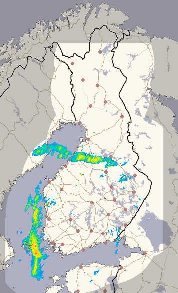 Suomi 1 h + ennuste kuva 1/26