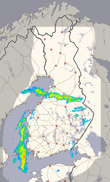 Suomi 1 h + ennuste kuva 1/26