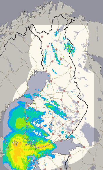 Suomi 1 h + ennuste kuva 1/26