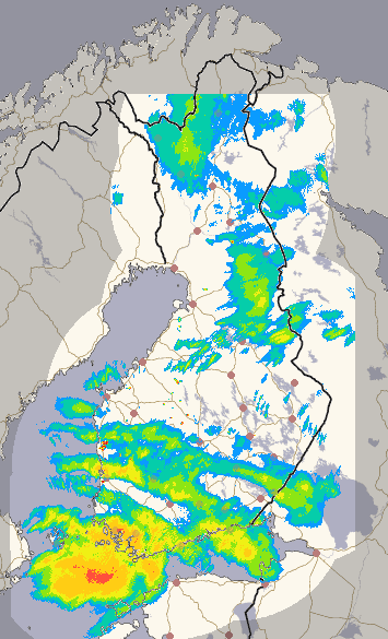 Suomi 1 h + ennuste kuva 1/26