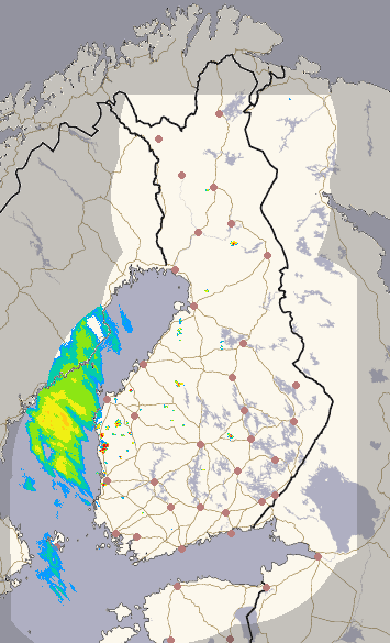 Suomi 1 h + ennuste kuva 1/26
