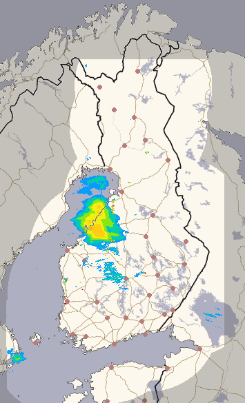 Suomi 1 h + ennuste kuva 1/26
