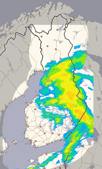 Suomi 1 h + ennuste kuva 1/26
