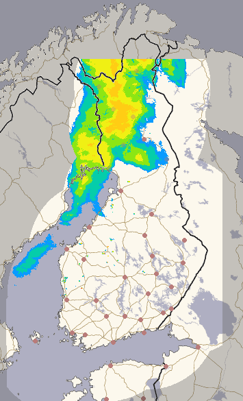 Suomi 1 h + ennuste kuva 1/26