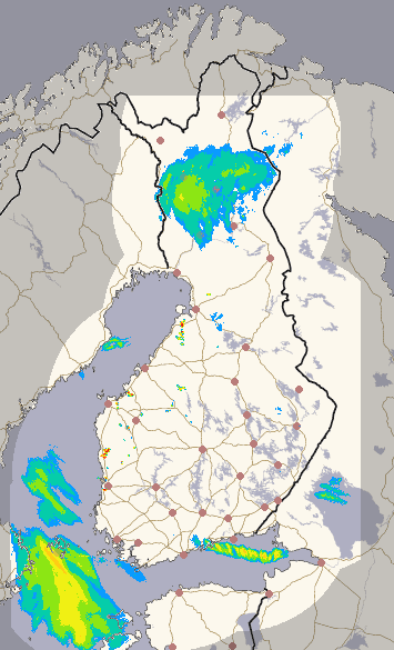 Suomi 1 h + ennuste kuva 1/26