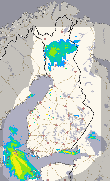 Suomi 1 h + ennuste kuva 1/26