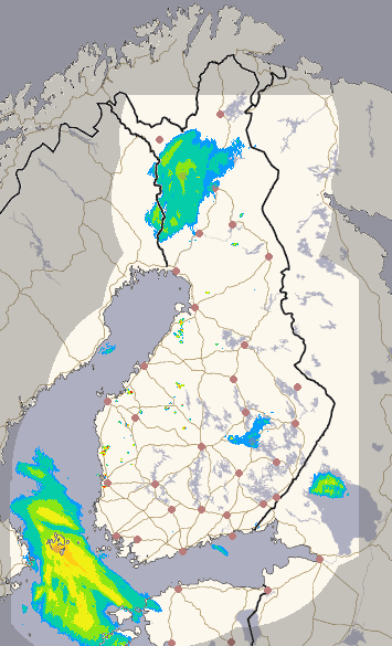 Suomi 1 h + ennuste kuva 1/26