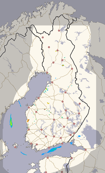 Suomi 1 h + ennuste kuva 1/26