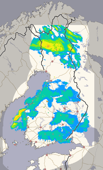 Suomi 1 h + ennuste kuva 1/26