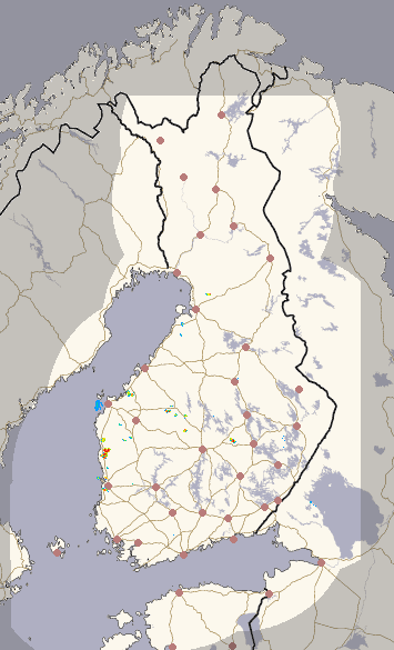 Suomi 1 h + ennuste kuva 1/26
