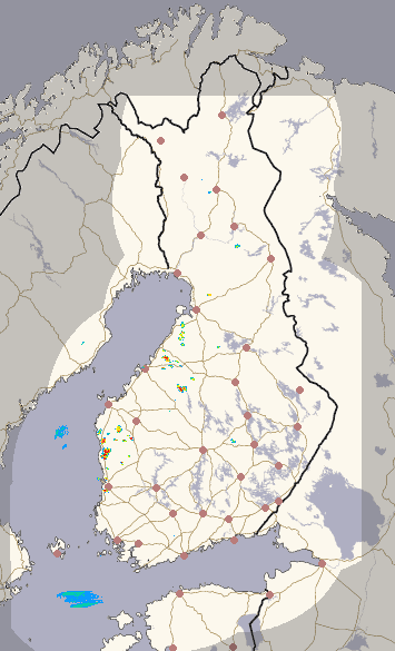 Suomi 1 h + ennuste kuva 1/26