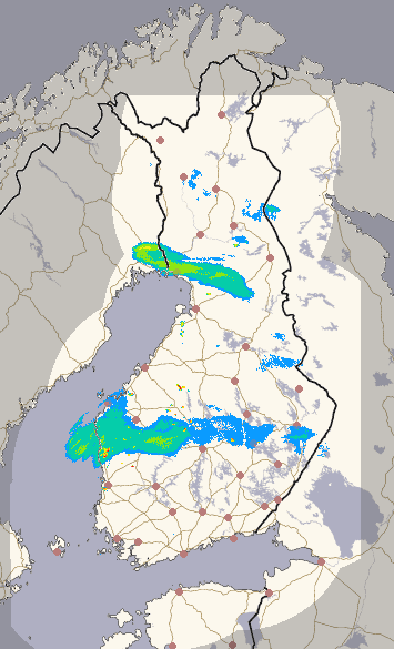 Suomi 1 h + ennuste kuva 1/26