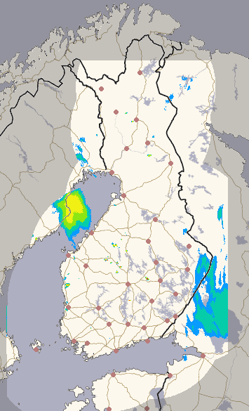 Suomi 1 h + ennuste kuva 1/26