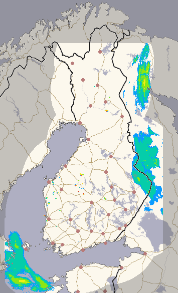 Suomi 1 h + ennuste kuva 1/26