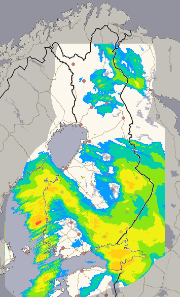 Suomi 1 h + ennuste kuva 1/26