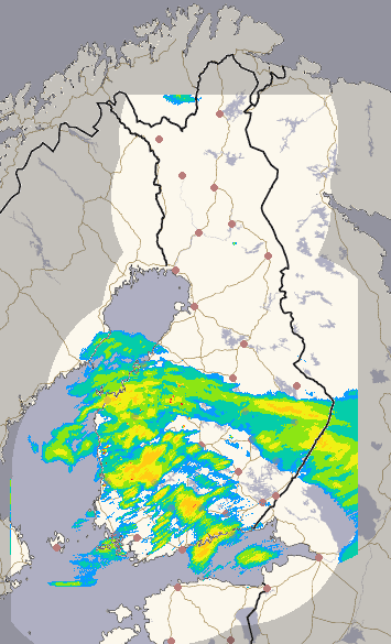Suomi 1 h + ennuste kuva 1/26