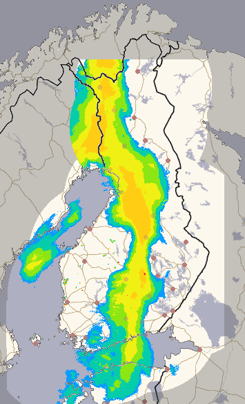 Suomi 1 h + ennuste kuva 1/26