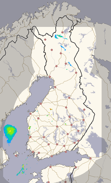 Suomi 1 h + ennuste kuva 1/26