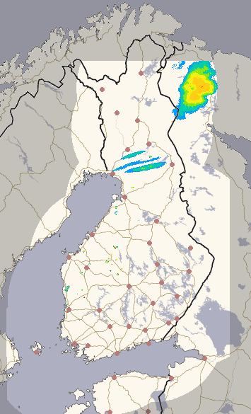 Suomi 1 h + ennuste kuva 1/26