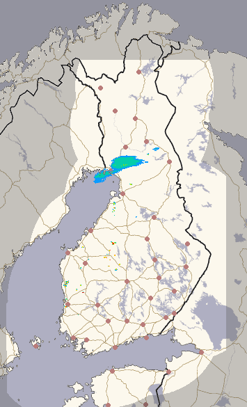 Suomi 1 h + ennuste kuva 1/26
