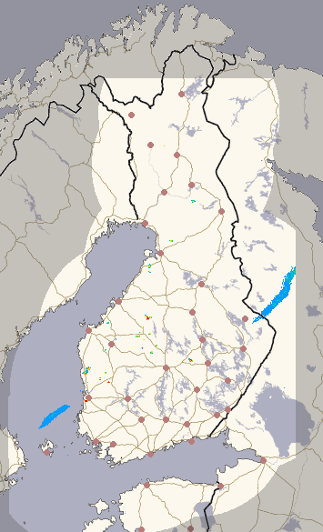 Suomi 1 h + ennuste kuva 1/26