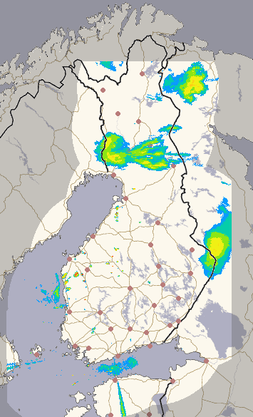 Suomi 1 h + ennuste kuva 1/26