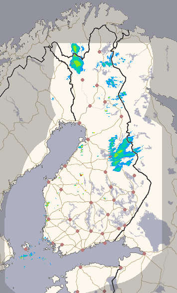 Suomi 1 h + ennuste kuva 1/26