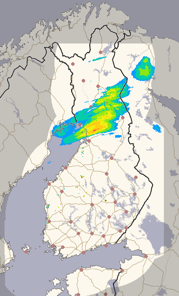 Suomi 1 h + ennuste kuva 1/26